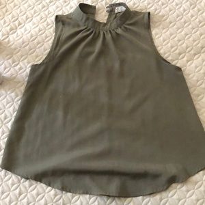 Women’s olive green blouse